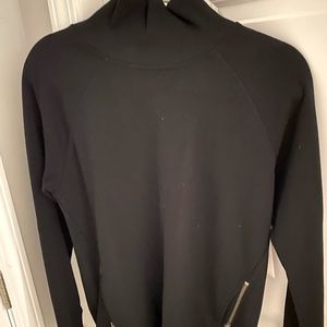 Athleta cozy karma side zip funnel neck sweatshirt